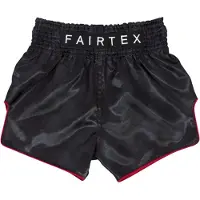 Fairtex BS1901 Muay Thai Shorts - Stealth - Zwart M