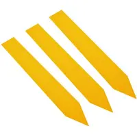 Combicraft PVC Steeketiketten 140 x 20 mm Geel - 100 stuks