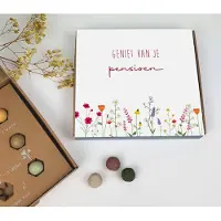 Blossombs Bloembommetjes - PENSIOEN - Zaadjes - Cadeau pensioen - bloemetjes - geniet van je pensioen - zaad