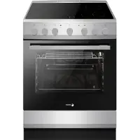 Fagor FACV3004S Keramisch fornuis 60 cm B - Zilver - Katalyse - Hetelucht - 9 Ovenfuncties