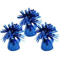 Haza Ballon gewichtjes - 3x - blauw - 170 gram - gewichtjes voor helium ballontrosjes