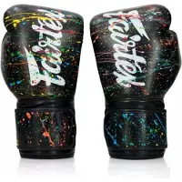 Fairtex BGV14PT Microfiber Bokshandschoenen - Art Collections - Painter Zwart 16 oz