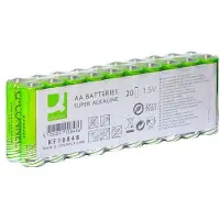 Q-CONNECT batterij, alkaline, AA, pak van 20 stuks