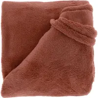 Unique living Plaid justin 200x150 cm marsala