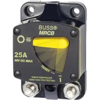 Blue Sea Systems Thermal Circuit Breaker Switch 60a Zwart
