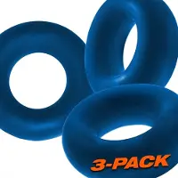 Oxballs - Fat Willy - Cockring - 3 stuks - Blauw