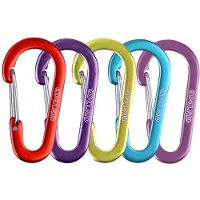 Edelrid Micro Farbig Karabijnhaak Geassorteerd 10 Eenheden Veelkleurig