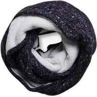 Superdry Gracie Colsjaal met Kabelpatroon Blauw Grootte: 1SIZE