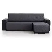 Bellmarti Duo quilt Chaise Longue rechts - 200cm breed - Grijs