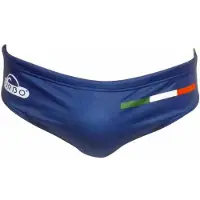 Turbo Italy Splash Swimming Brief Blauw 9-10 Years Jongen