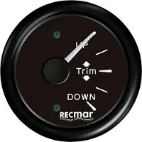 Recmar 160-10º Trim Position Indicator Zwart 51 mm