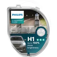Philips Halogeenlampen H1 55W 12V P14.5S Voor Dimlicht (2 Stuks)