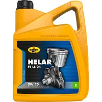 Kroon-Oil Kroon Oil - Helar FE LL-04 - Synthetische 04 0W-20 Motorolie - 5 Liter - Helder