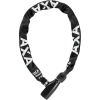 Axa Absolute 8-90 kettingslot met polyester hoes - zwart