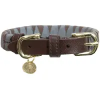 Kentucky Dogwear - Hondenhalsband Triangel - Bruin - Maat M/L - 58cm - Hondenriem