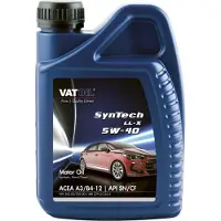 Kroon oil Hoogwaardige semi-synthetische motorolie - 5W-40 - 1 liter - vermindert brandstofverbruik