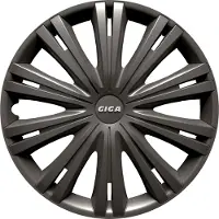 Carpoint Wieldoppenset Gigadark 16 Inch Antraciet 4 Stuks