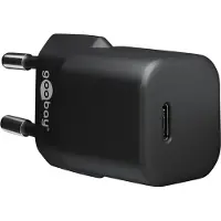Goobay USB-C snellader Nano | 1 poort | 30W | GaN | Power Delivery | Zwart
