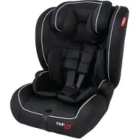 Carkids I-Size Autostoeltje Luca - Voldoet aan I-Size R-129 Norm - Voor kinderen van 76 tot 150cm - Verstelbare hoofdsteun - Zwart/Wit