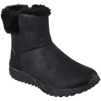 SKECHERS Dames Escape Plan - Cozy Collab Laarzen in Zwart