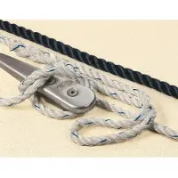 PLASTIMO Marina 10 M Polyester Braided Rope Zilver 16 mm