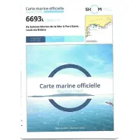 PLASTIMO Surroundings Of Perros-guirec-the Seven Islands Shom Marine Charts 7125 L Transparant 84 x 120 cm