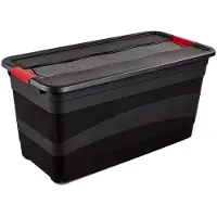 Keeeper Transportbox Met Deksel 80x40x40 - 83 L Zwart Eckhart 10830