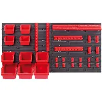 Kistenberg Orderline - Gereedschapswand - Zwart - 80x40 cm - 2 Stuks
