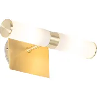 QAZQA Moderne badkamer wandlamp goud IP44 2-lichts - Bath