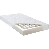 ABZ Micropocket Junior matras 120/200/14 cm - Matras - Micorpocketveren - Ergonomisch 7 zones - gerold