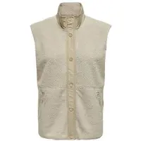 Only Play teddy sport bodywarmer ONPFLY beige female | Maat: M