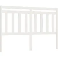 vidaXL Hoofdbord 166x4x100 cm massief grenenhout wit