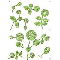 Komar - Muursticker - Natuur Grafisch - Zelfklevend - Muurdecoratie - Stickers - 50 x 70 cm