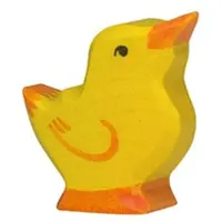 Holztiger Figurine - - 80020 - Kuiken - Handgeschilderd hout - 5,5 x 1,9 x 7 cm