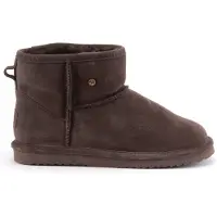 Warmbat Wallyby Gevoerde boots bruin Suede Maat 43