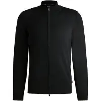 BOSS Gebreid vest 'Balonso' zwart