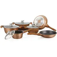 Royalty Line - 10-delige Pannenset - Glazen Deksels -