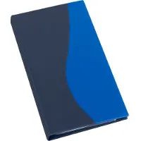Eichner ringmap voor visitekaartjespapier Blue, voor 200 visitekaartjes, 4-voudig ringmechanisme, A5