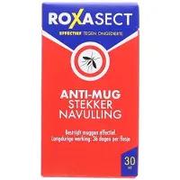 Roxasect Voordeelverpakking van 6 x muggen stekker navulling, 1 stuk (1030548)