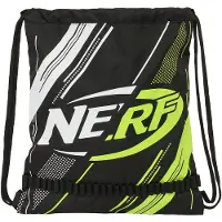 Big Buy Cooking Rugtas met Koordjes Nerf Get ready Zwart 35 x 40 x 1 cm