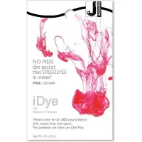 Jacquard textielverf iDye Natural roze 14g voor natuurlijke stoffen.