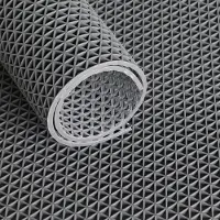 Ivol Ultra Grip Rastermat met ruitstructuur 120 cm Grijs - per strekkende meter