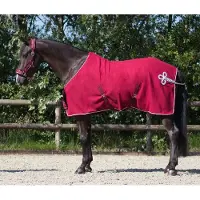 QHP Zweetdeken Ornament Donkerrood
