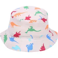 Sarcia.eu Beige jongenshoed met dinosaurussen / 6-12 maand