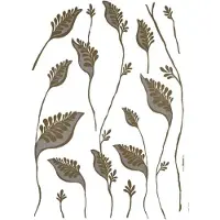 Komar - Muursticker - Planten - Zelfklevend - Muurdecoratie - Stickers - 50 x 70 cm