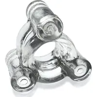 Oxballs - Heavy Squeeze - Ballstretcher met Gewicht - Transparant