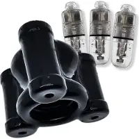 Oxballs - Buzz Squeeze - Vibrerende Ballstretcher - Zwart