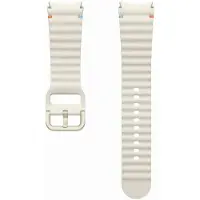 Samsung Originele Sport Band voor de Galaxy Watch 4 / 5 / 6 / 7 / FE (20 mm) - Maat M/L - Cream