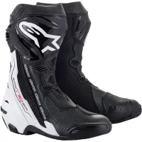 Alpinestars Supertech R, laarzen ,Zwart/Wit ,44 EU