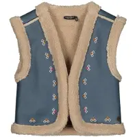 Like Flo Meisjes Blazers Dewi Teddy Gilet - Blauw - Maat 128/140